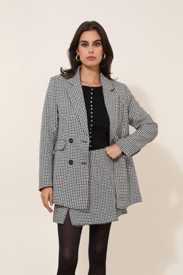 Wholesaler Lulumary - Tweed jacket with lurex