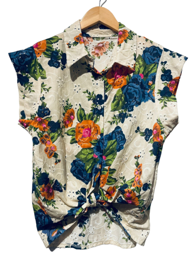 Wholesaler LUMINE - Printed cotton shirt