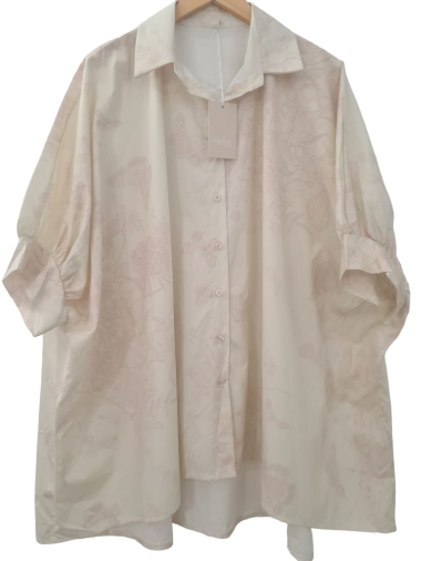 Wholesaler LUMINE - Large printed cotton shirt