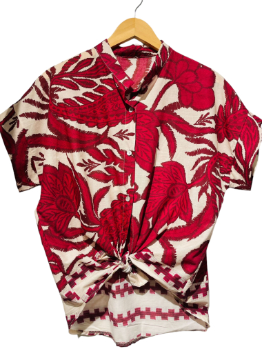 Wholesaler LUMINE - Printed cotton shirt