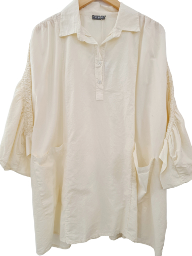Wholesaler LUMINE - Very large cotton shirt