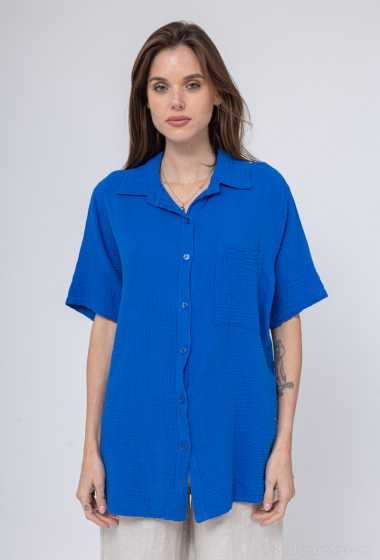 Wholesaler LUMINE - Cotton gauze shirt