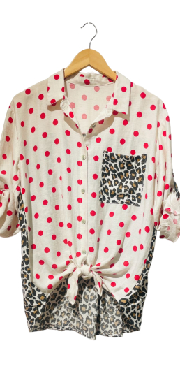 Wholesaler LUMINE - Leopard polka dot shirt