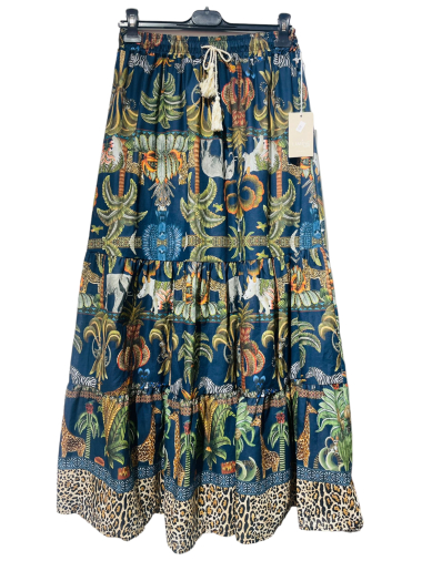 Wholesaler LUMINE - Double printed cotton skirt
