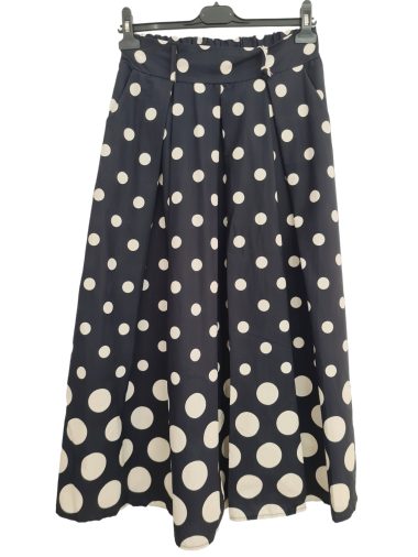 Wholesaler LUMINE - Small polka dot printed cotton skirt
