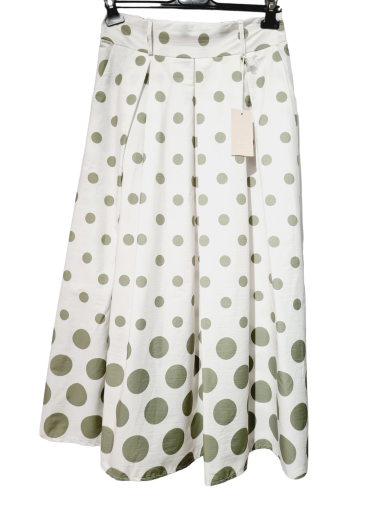 Wholesaler LUMINE - Small polka dot printed cotton skirt