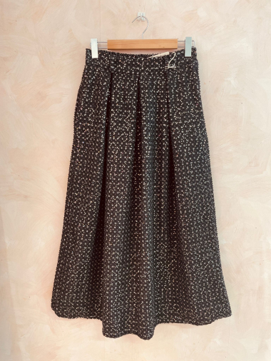 Wholesaler LUMINE - Shiny denim cotton skirt