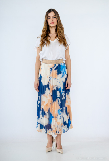 Wholesaler LUMINE - Printed pleated skirt