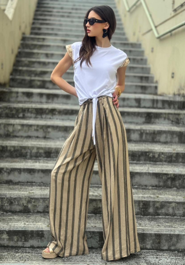 Wholesaler LUMINE - Linen pants