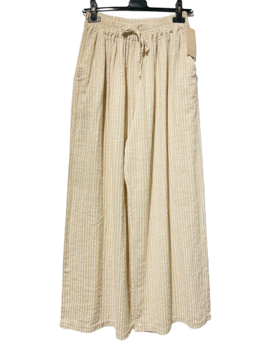 Grossiste LUMINE - Pantalon rayure coton