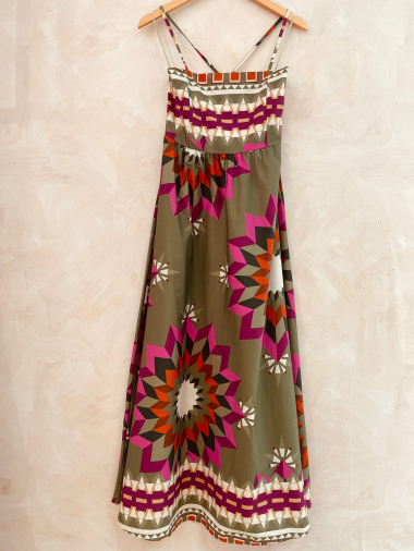 Wholesaler LUMINE - Printed cotton strap dress