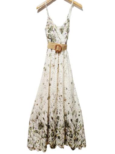 Wholesaler LUMINE - Printed English embroidery dress