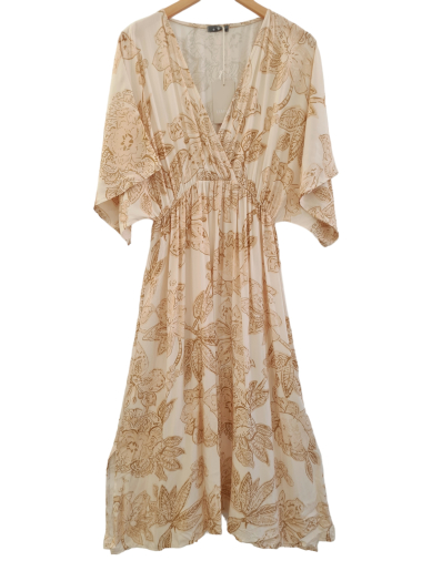 Wholesaler LUMINE - Printed viscose dress