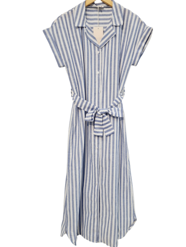Wholesaler LUMINE - Striped cotton dress