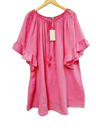 Grossiste LUMINE - Robe tunique en coton