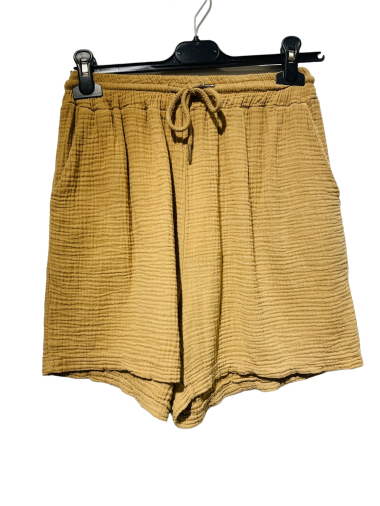 Großhändler LUMINE - Shorts aus Baumwollgaze