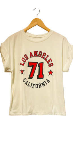 Grossiste LUMINE - Tee shirt en coton Los Angeles