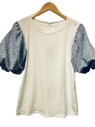 Wholesaler LUMINE - Puff sleeve t-shirt