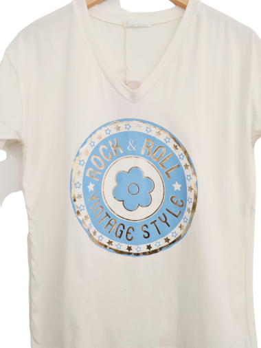 Mayorista LUMINE - Camiseta estilo rock & roll vintage