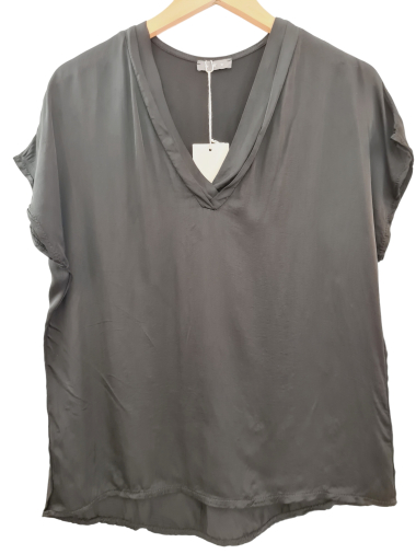 Wholesaler LUMINE - Wide sleeve silk top