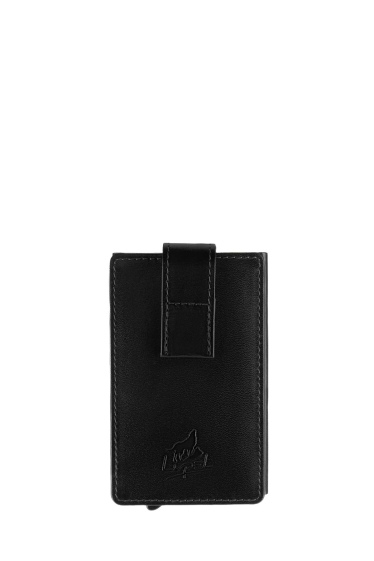Wholesaler LUPEL - Lupel L677SH Leather card holder and aluminum case with RFID protection