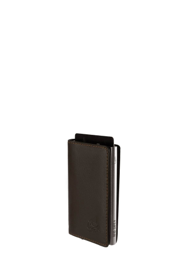 Grossiste LUPEL - Lupel L679SH Porte carte en cuir et boitier aluminium avec protection RFID