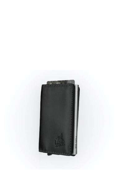 Großhändler LUPEL - Lupel L679SH Kartenetui aus Leder und Aluminiumgehäuse mit RFID-Schutz