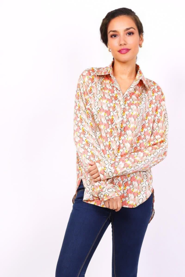 Wholesaler Lusa Mode - Printed silk shirt