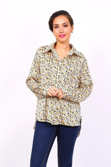 Großhändler Lusa Mode - Gedrucktes Seidenhemd