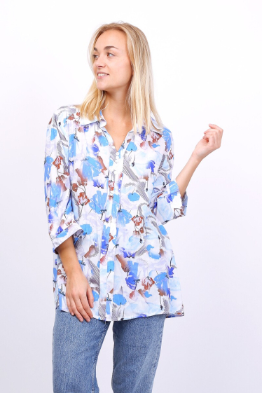 Großhändler Lusa Mode - Gedrucktes Hemd