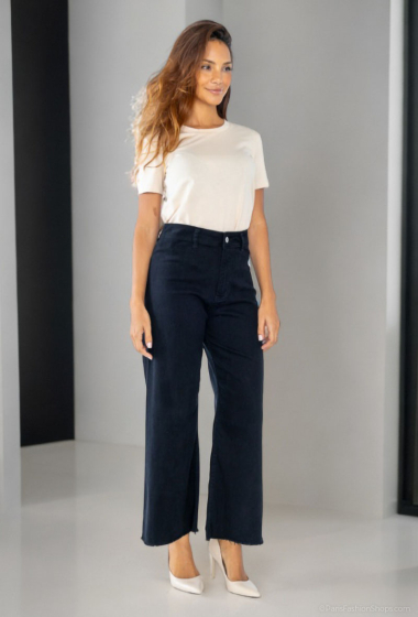 Grossiste Lusa Mode - Jean sans poche avant sans couture coté 102cm