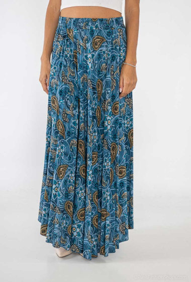 Wholesaler Lusa Mode - Floral print long skirt