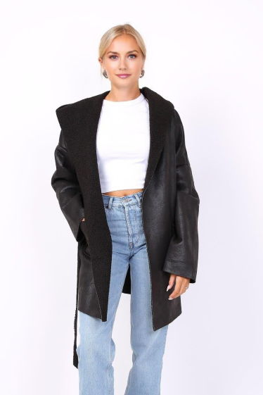 Wholesaler Lusa Mode - Bi-material coat