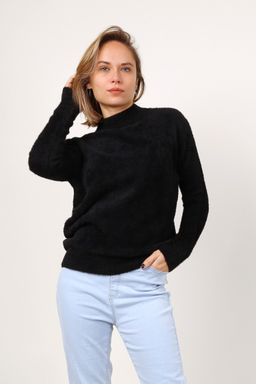 Grossiste Lusa Mode - Pull uni col rond