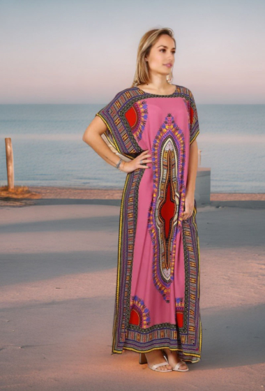 Wholesaler Lusa Mode - Long printed dress
