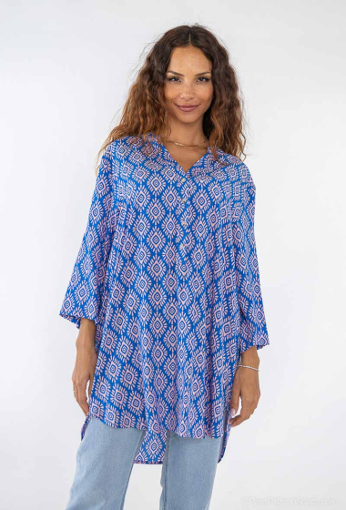 Wholesaler Lusa Mode - 3/4 sleeve printed tunic