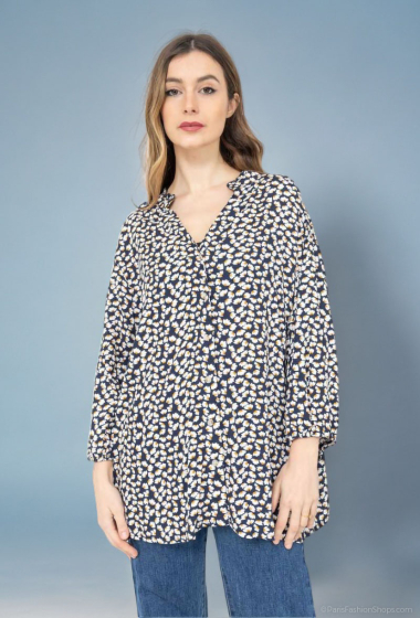 Wholesaler Lusa Mode - Mid-length sleeve printed tunic