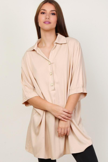 Wholesaler Lusa Mode - Plain tunic with button