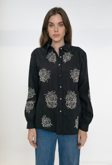 Wholesaler Lusa Mode - Plain embroidered tunic