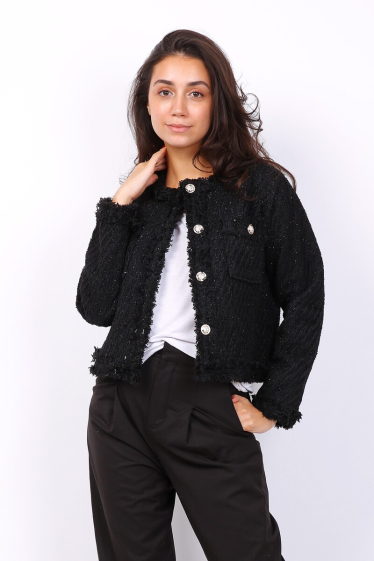 Großhändler Lusa Mode - Tweed-Jacke