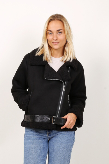 Wholesaler Lusa Mode - Perfecto Aviator jacket with belt