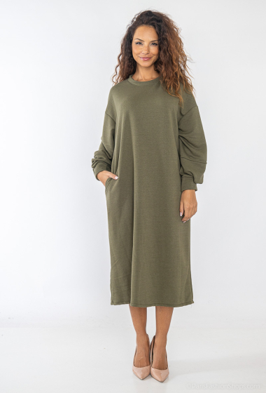 Wholesaler Lustyle - LONG SWEATSHIRT DRESS