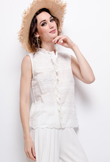 Wholesaler LUZABELLE - Ruffle blouse