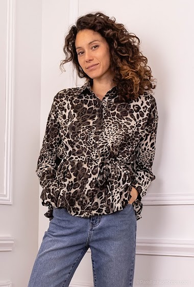 Wholesaler LUZABELLE - Leopard blouse