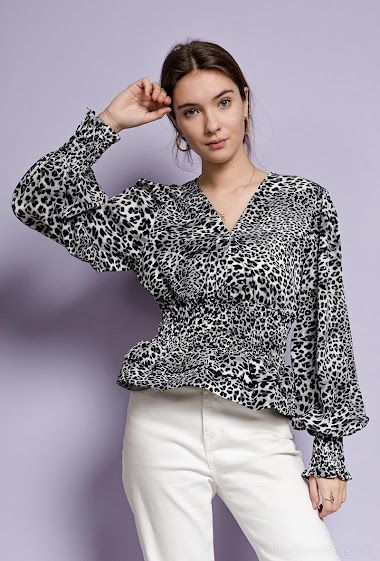 Mayorista LUZABELLE - Blusa de leopardo