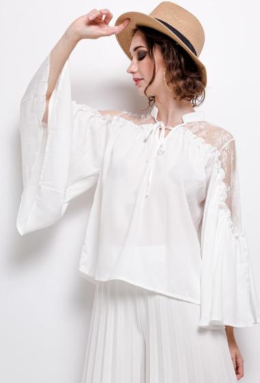 Wholesaler LUZABELLE - Flared sleeve blouse