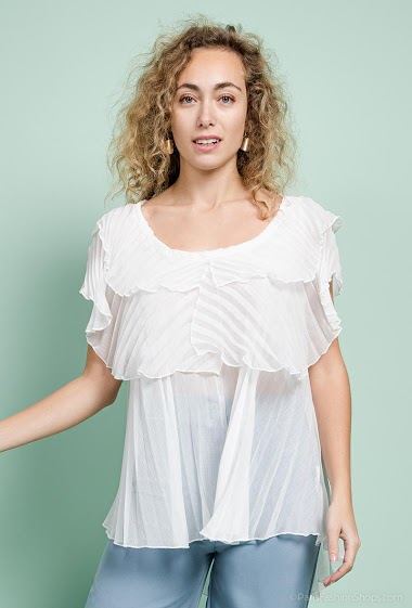 Großhändler LUZABELLE - Pleated blouse