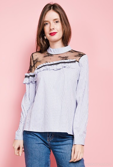 Wholesaler LUZABELLE - Striped blouse