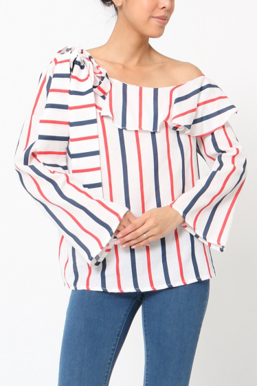 Wholesaler LUZABELLE - Striped blouse