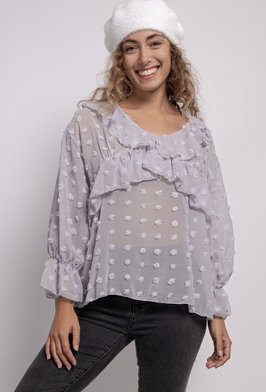 Wholesaler LUZABELLE - Textured blouse